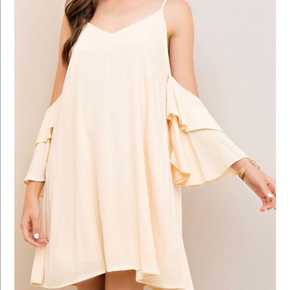 Cream colored dress